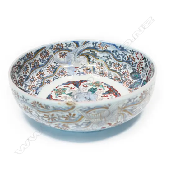 A Japanese Meiji period Imari footed bowl,