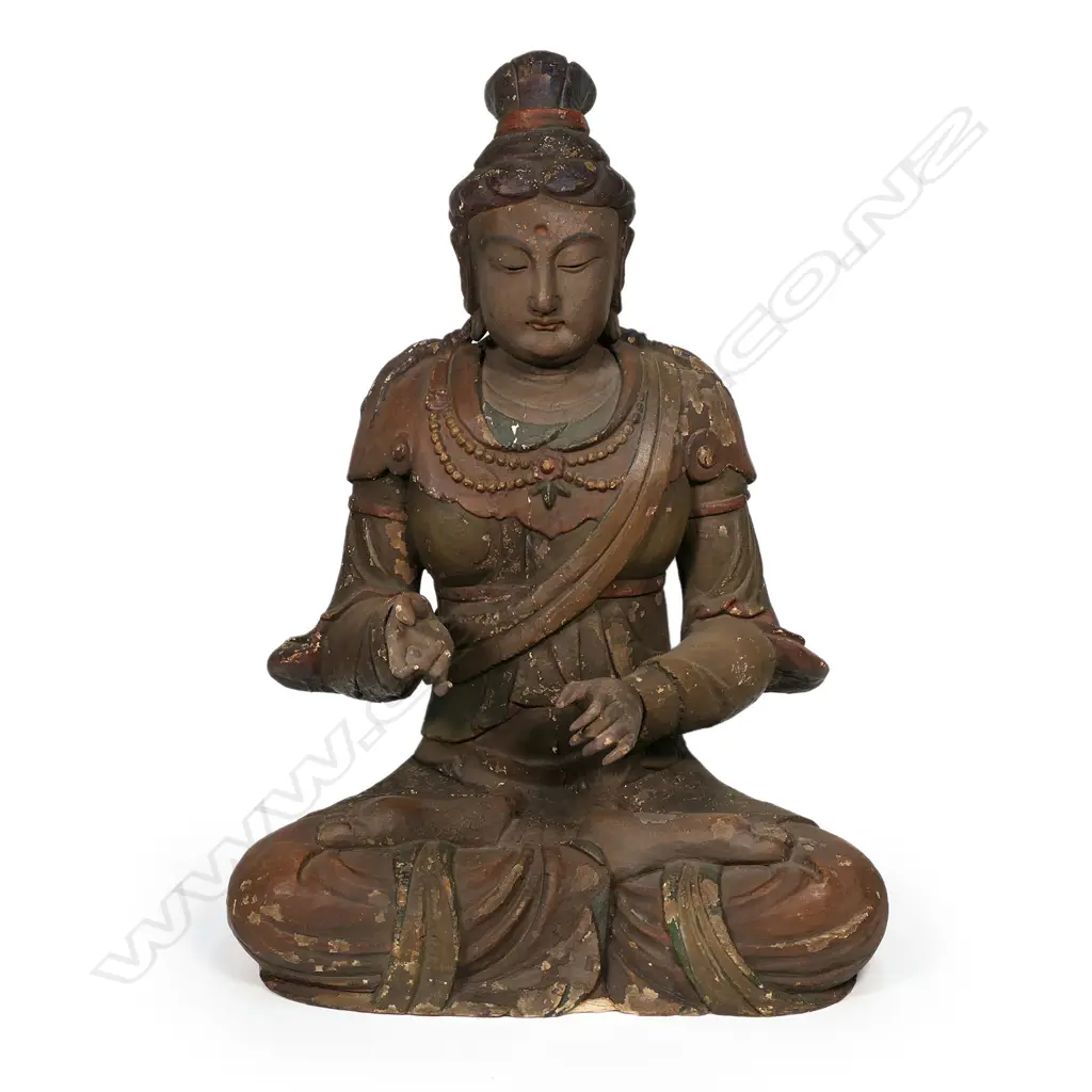 An early Japanese figure of the bodhisattva Avalokiteśvara (Kannon), Image 1++