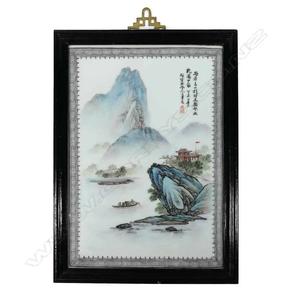 A Chinese porcelain panel, Image 1++