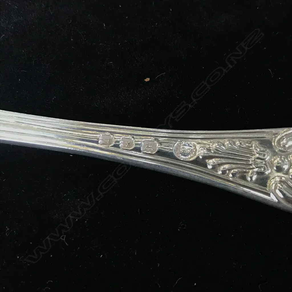 An impressive silver, King's pattern, twelve place, 108-piece cutlery service, Image 1++