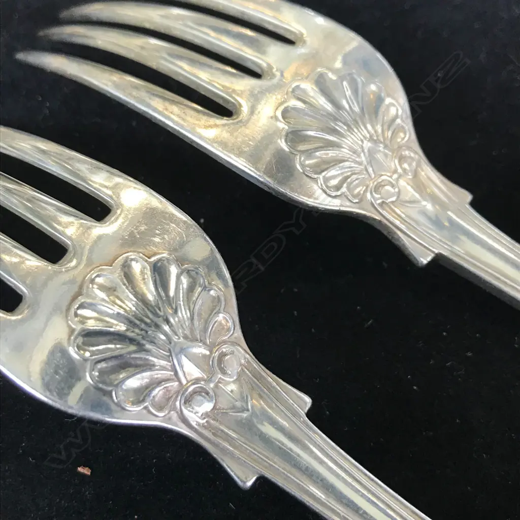 An impressive silver, King's pattern, twelve place, 108-piece cutlery service, Image 1++