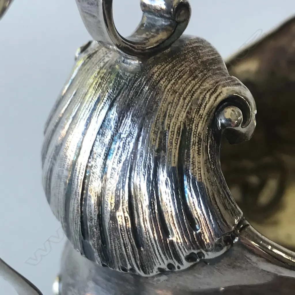 A rare George II silver creamer Image 1++