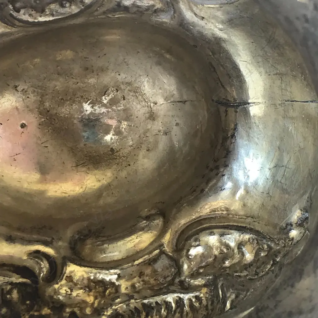 A rare George II silver creamer Image 1++