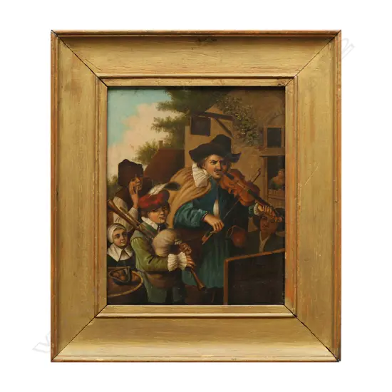 After Teniers, Peasant Musicians,