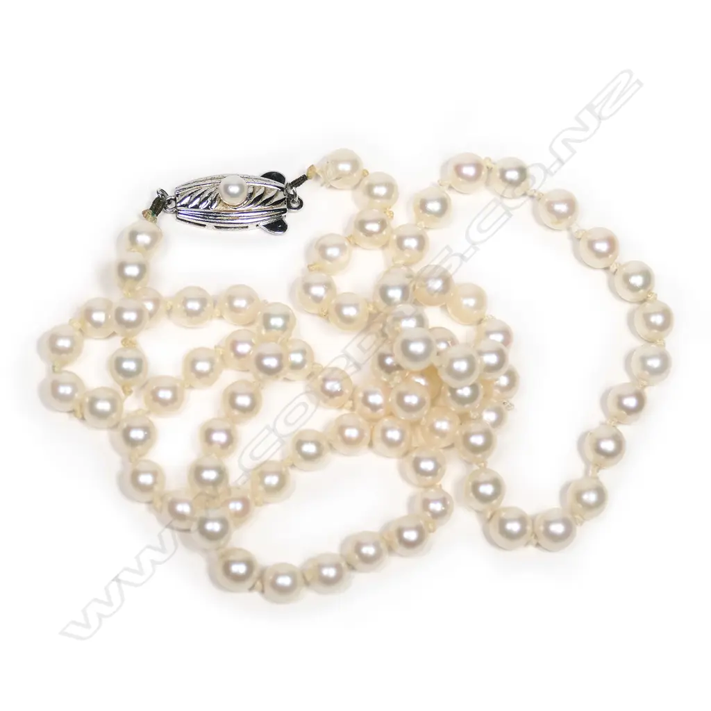 A Mikimoto cultured pearl necklace, Image 1++