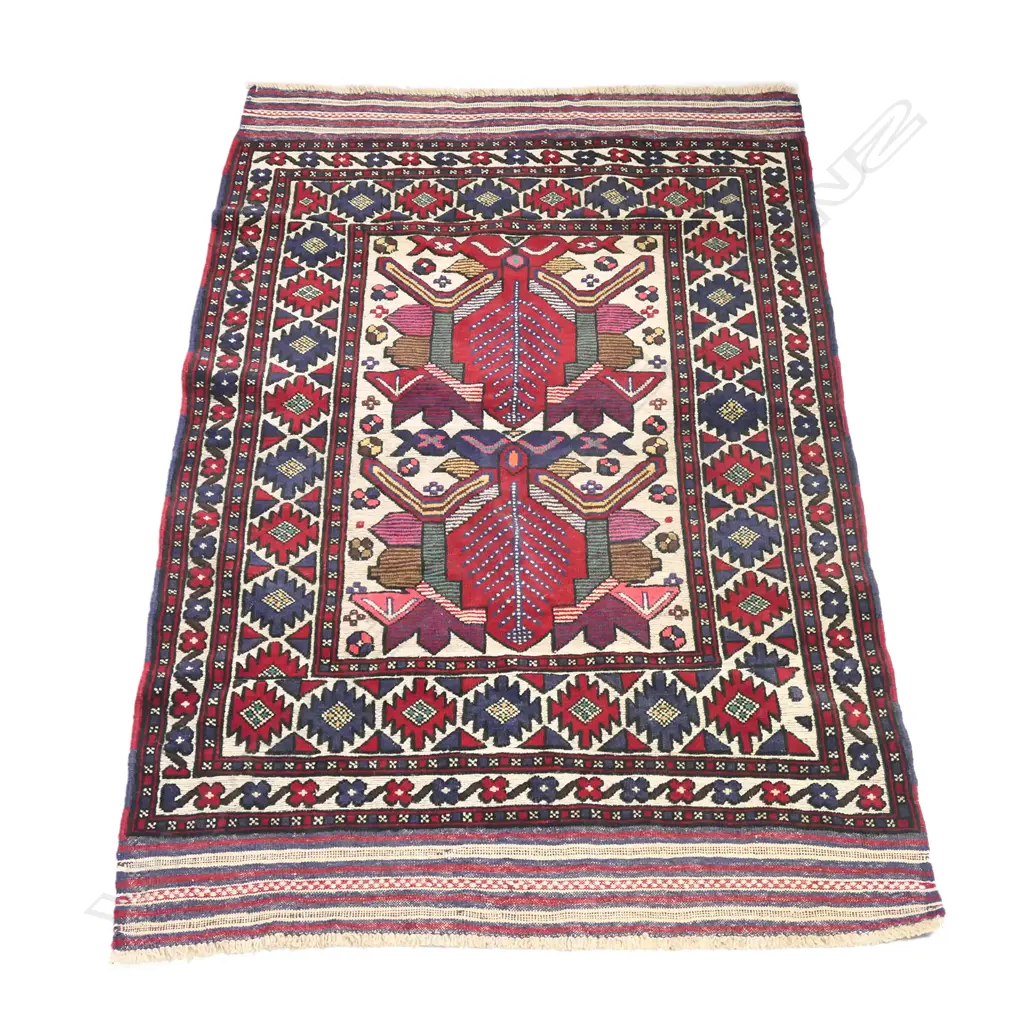 A mixed weave Berjusta rug Image 1++