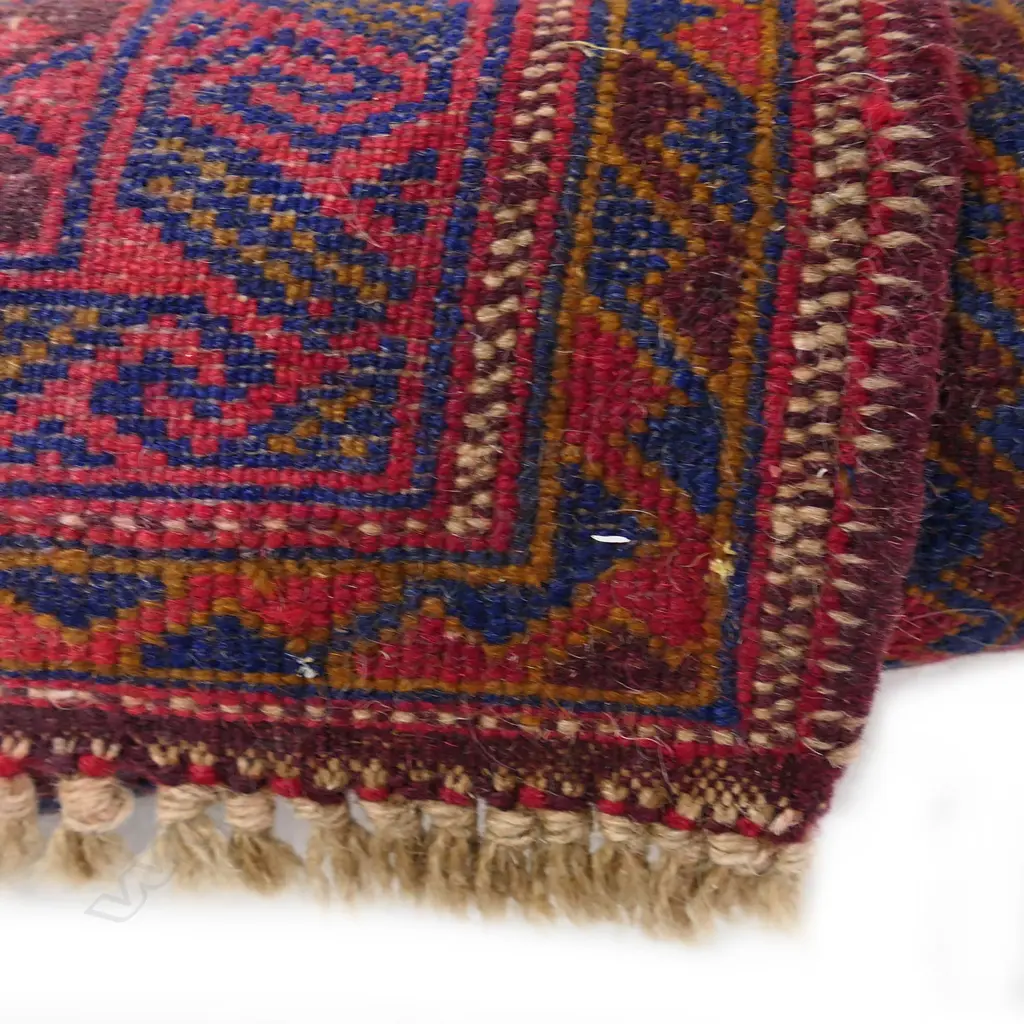 A semi-antique Afghan carpet Image 1++