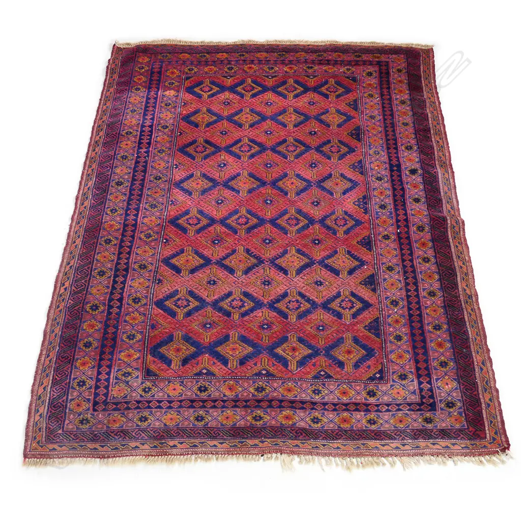 A semi-antique Afghan carpet Image 1++