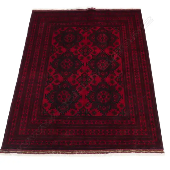 An Afghan Andkhoi hand knotted carpet,