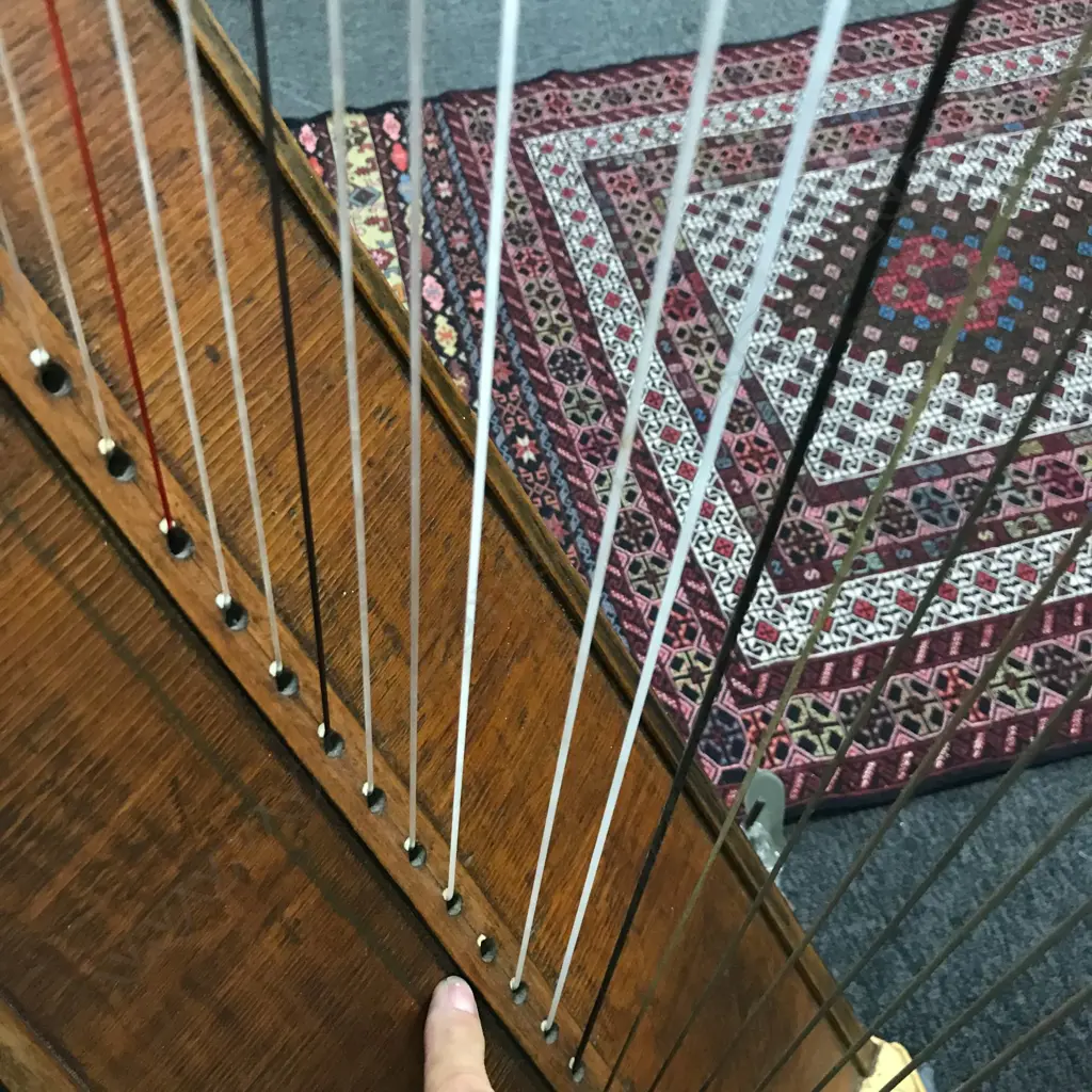 A 19thC giltwood harp by Johann Andreas Stumpff (1769-1846), Image 1++