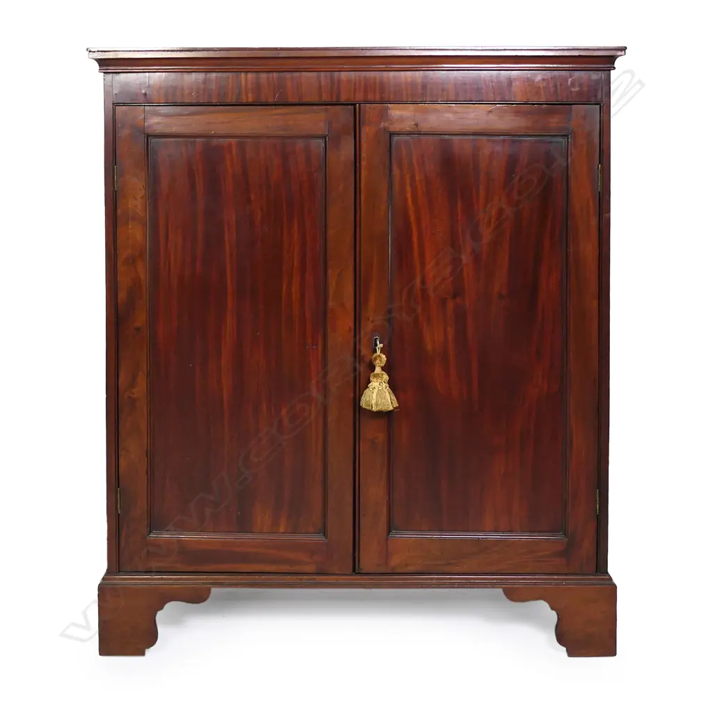 A late Georgian mahogany cabinet Image 1++