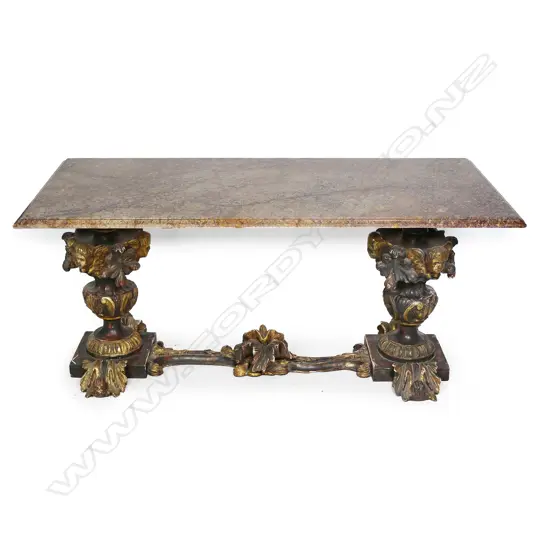 A Baroque style coffee table