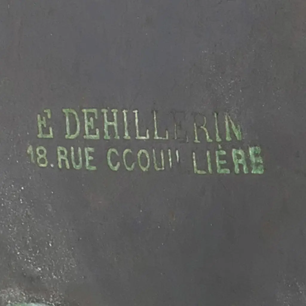 A vintage French heavy copper pan, Image 1++