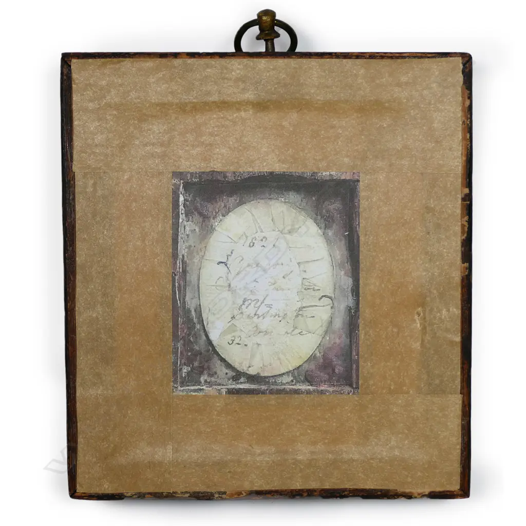 A Georgian portrait miniature of a gentleman, inscribed and dated 1821, Image 1++