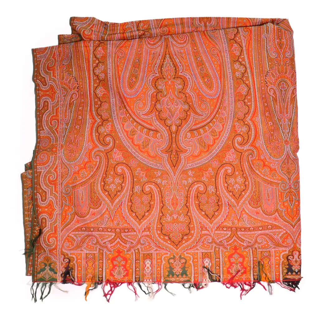 A finely woven antique Paisley shawl, Image 1++