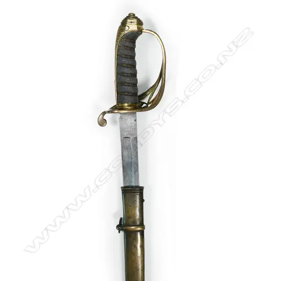 A Victorian regimental dress sword,