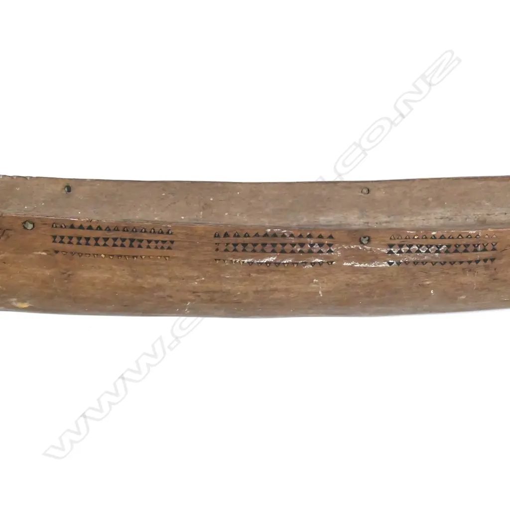 An old Samoan model paopao (dugout outrigger canoe), Image 1++