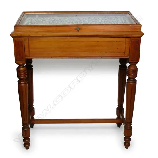 A display vitrine and collection of fishing flys made for the 1889 Dunedin Exhibition by Robert Thomas Smith,