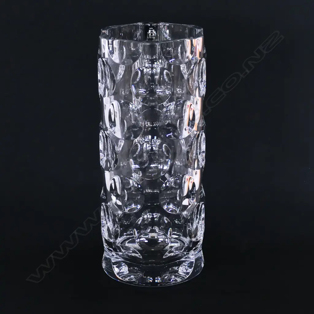 A large and impressive Rogaska crystal vase, Image 1++