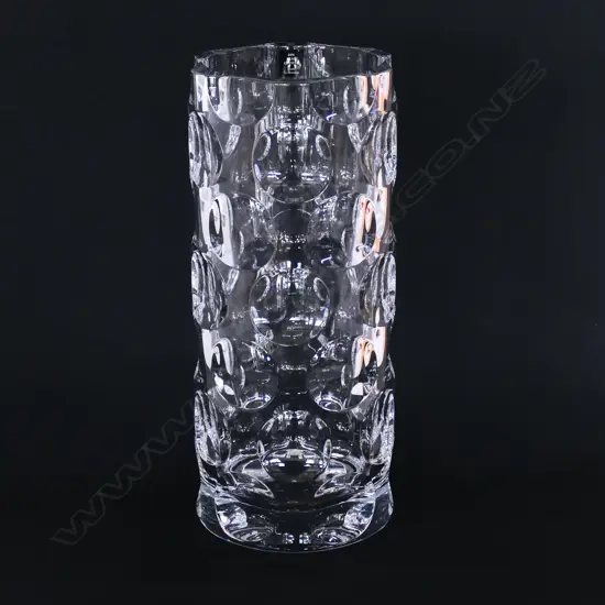A large and impressive Rogaska crystal vase,