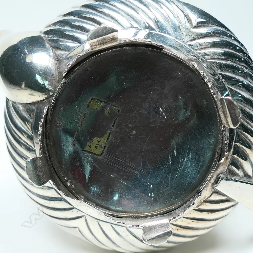 A George IV silver bachelor's teapot, London 1827 by J E Terrey & Co (John Edward Terry). 439gm. Image 1++