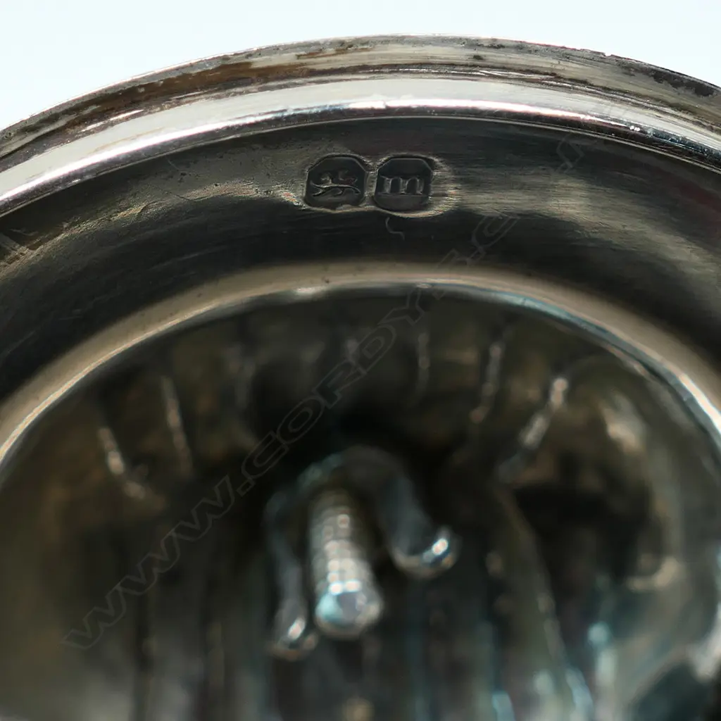 A George IV silver bachelor's teapot, London 1827 by J E Terrey & Co (John Edward Terry). 439gm. Image 1++