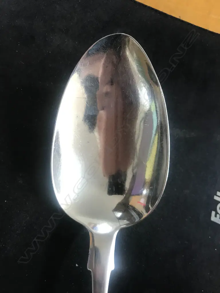A George III Irish silver pie spoon, by Laurence Nowlan, Dublin 1806, Image 1++
