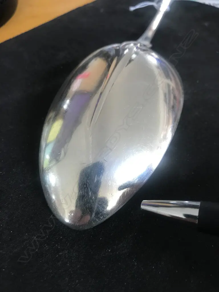 A George III Irish silver pie spoon, by Laurence Nowlan, Dublin 1806, Image 1++