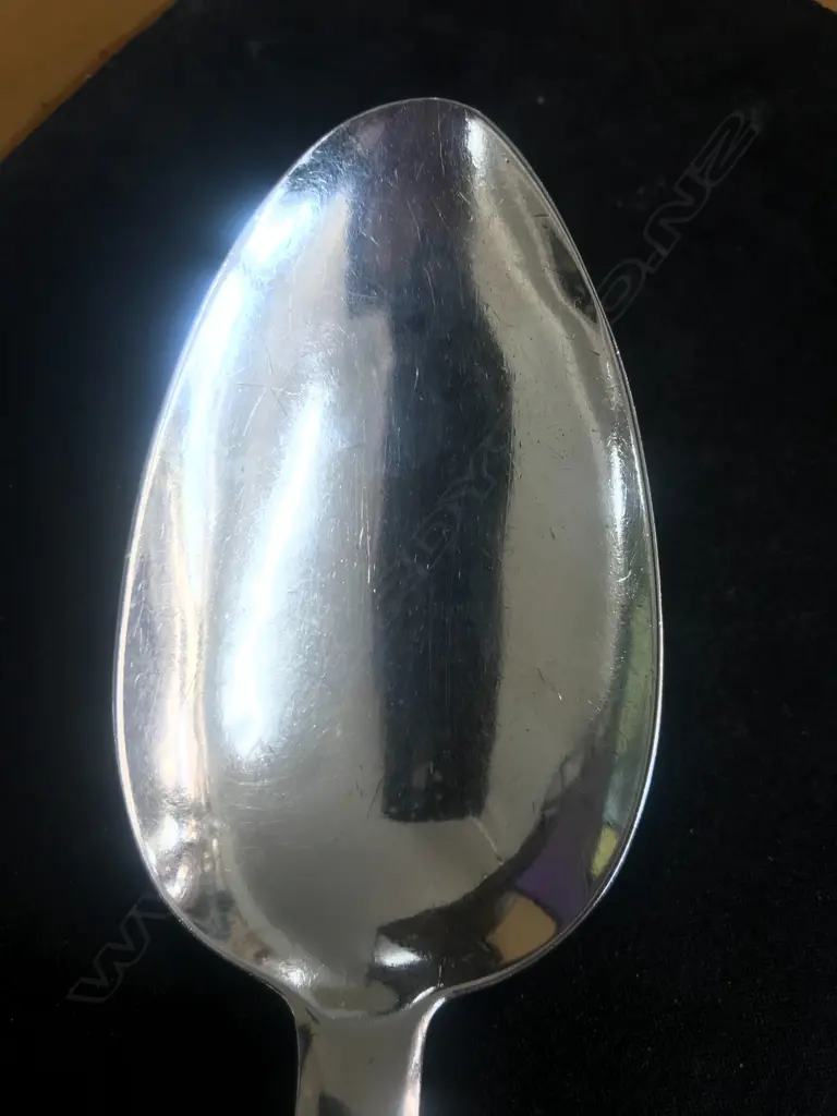 A George III Irish silver pie spoon, by Laurence Nowlan, Dublin 1806, Image 1++
