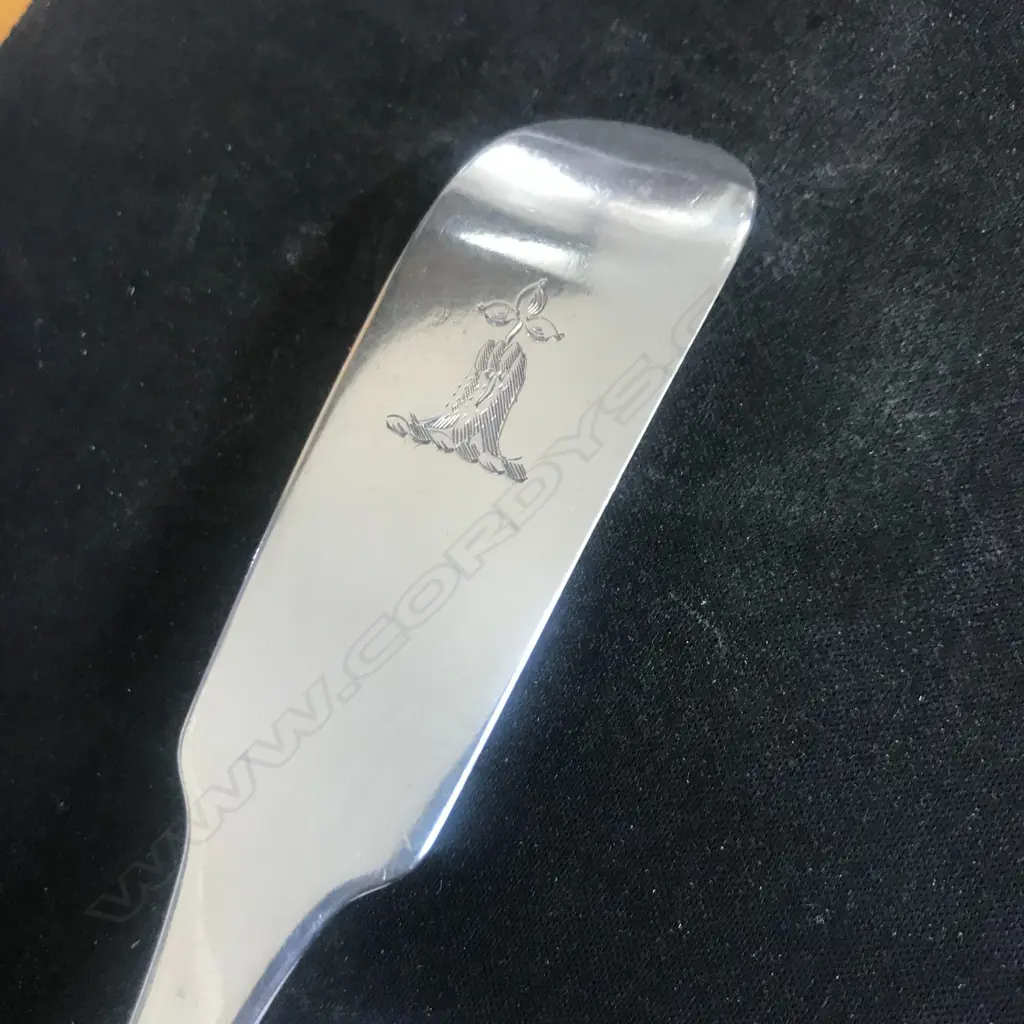 A George III Irish silver pie spoon, by John Pittar, Dublin 1808, Image 1++