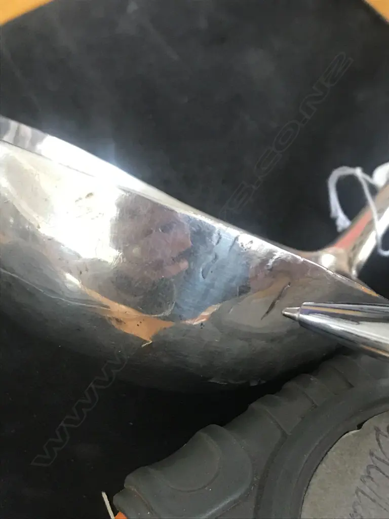 A Geo III Irish silver soup ladle, Dublin 1793 by Law & Bayley, 163gm, Image 1++