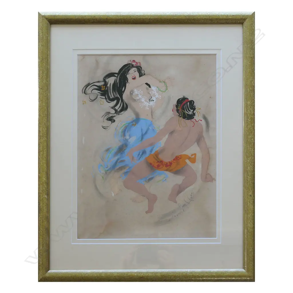 Guy Huze (b.1950) ‘Tahitian Dancers’ Image 1++