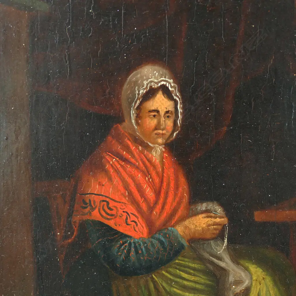 19thC GILT FRAMED OIL PAINTING, ARTIST UNKNOWN Image 1++