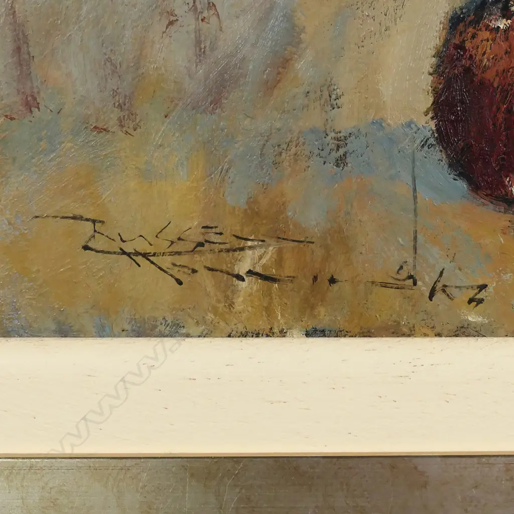 Russell Hollings (b.1948), 'Fungi and a Tuscan Landscape', Image 1++