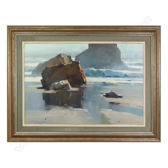 John Crump (b.1943), 'Surf and Sand, West Coast',