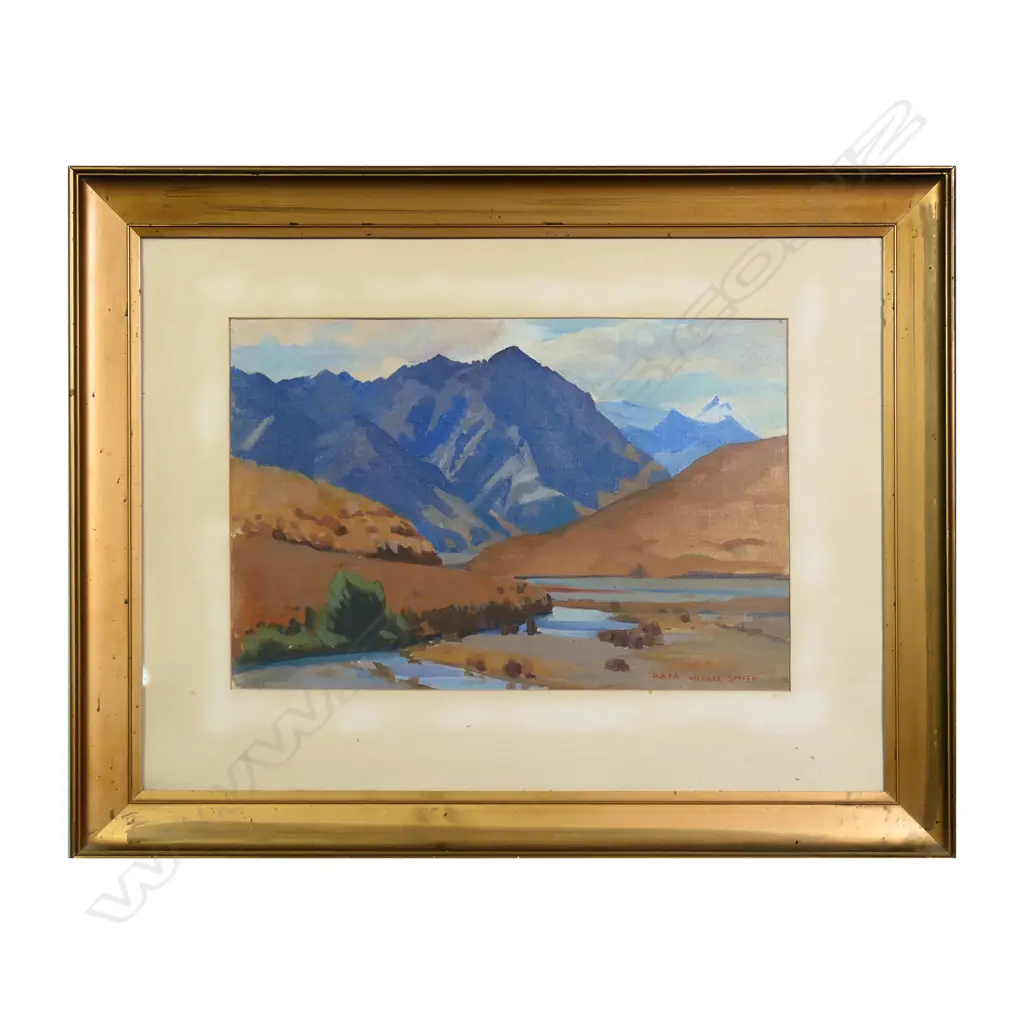 Rata Lovell-Smith (1894-1969), Untitled High-Country Landscape, Image 1++