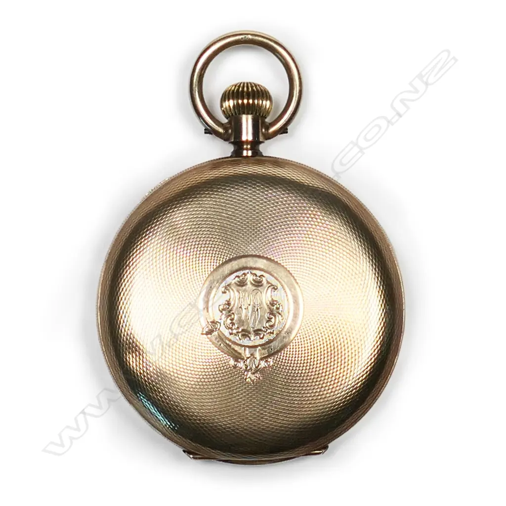 A 9ct. yellow gold Baume Longines hunter pocket watch Image 1++