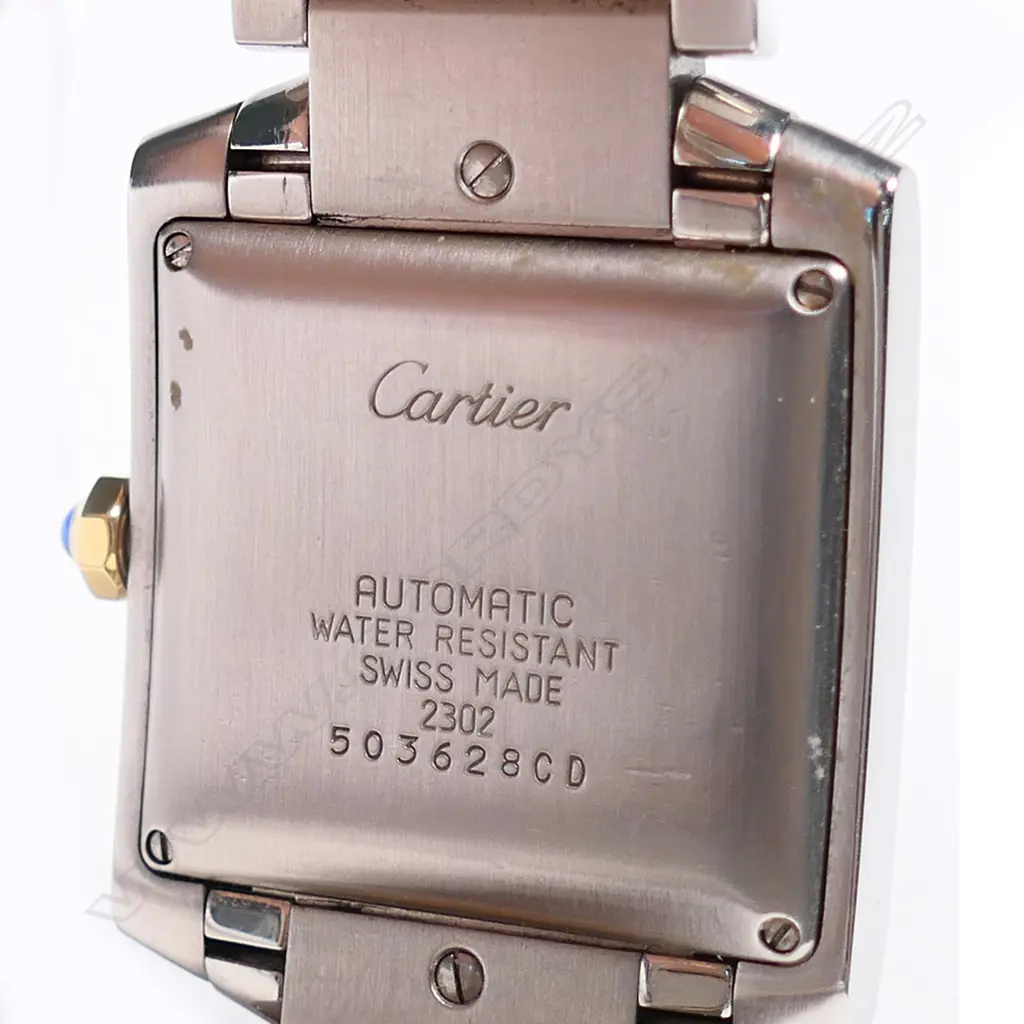 A Cartier Tank Française Bi-Metal wristwatch Image 1++
