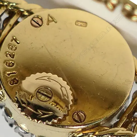 A lady’s 18ct gold and diamond Jaegar LeCoultre wristwatch, Image 1++