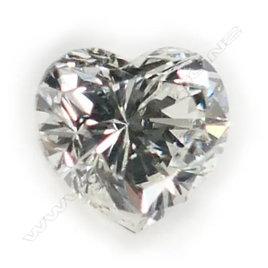 0.57ct heart shaped diamond,