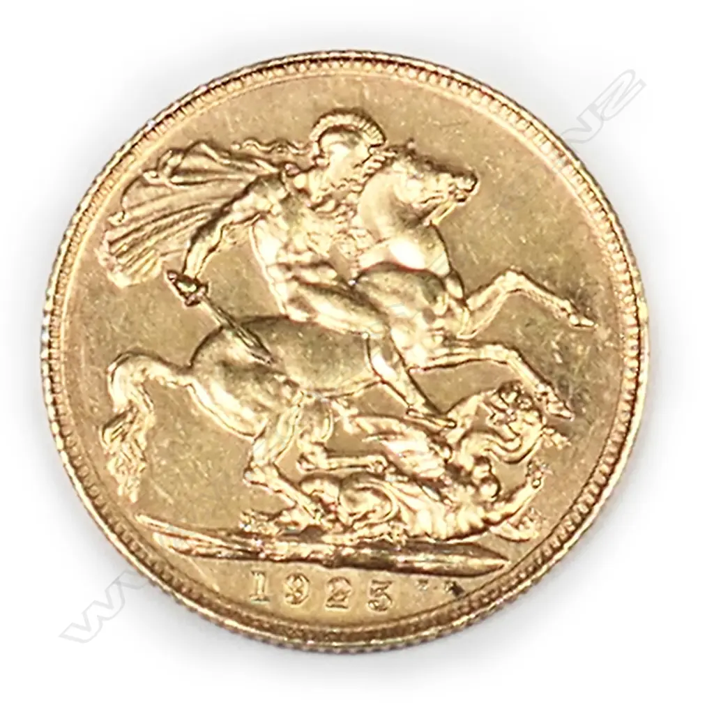 A 1925 full sovereign. Image 1++