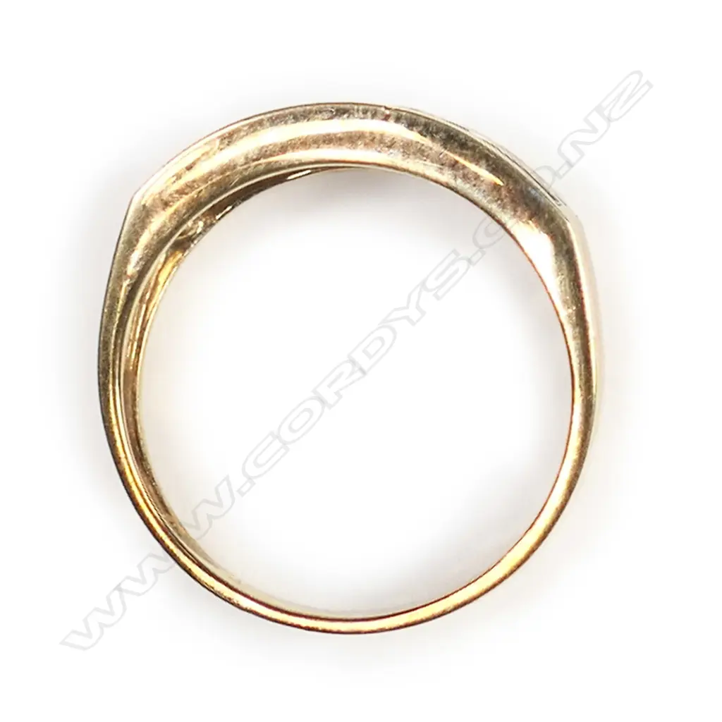 A 9ct gold and diamond Angela Daniel dress ring, Image 1++