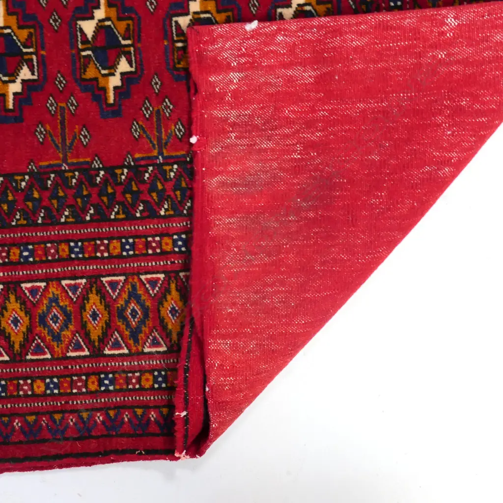 A hand knotted Tekke tribal Turkman mafrash bag face, 130 x 75cm, Image 1++