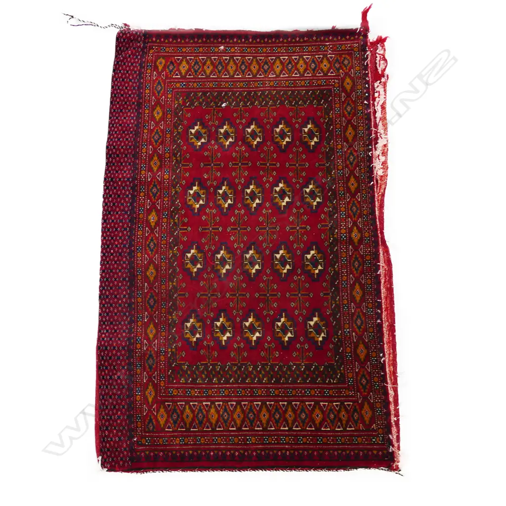A hand knotted Tekke tribal Turkman mafrash bag face, 130 x 80cm, Image 1++