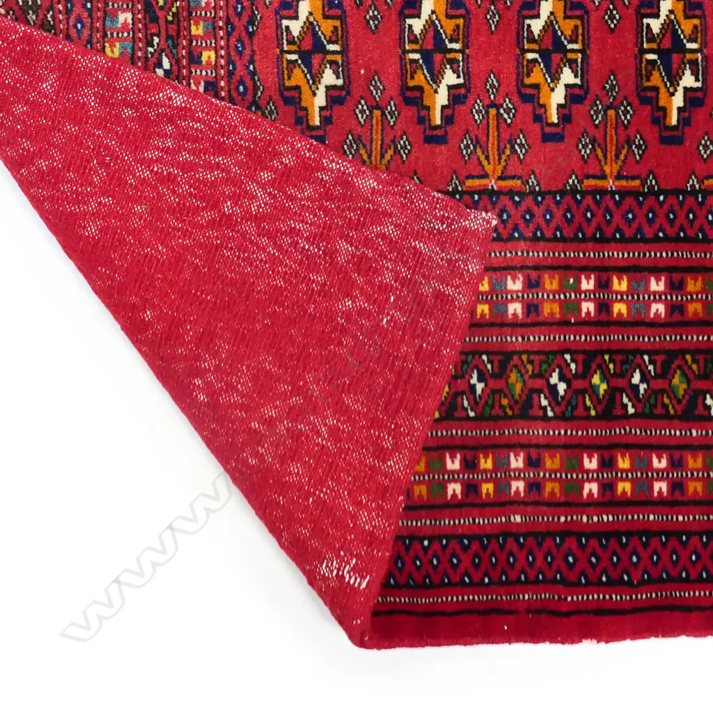 A hand knotted Tekke tribal Turkman mafrash bag face, 140 x 70cm, Image 1++