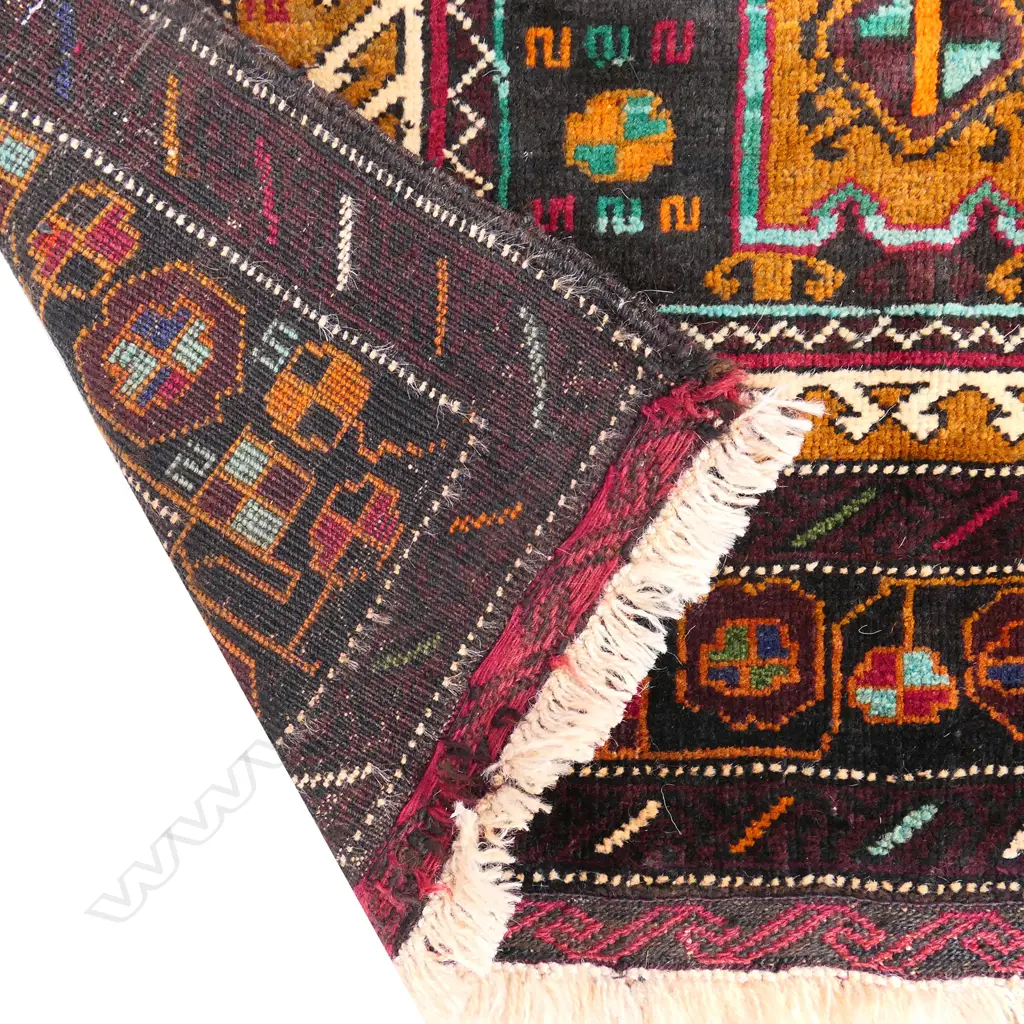 A Balouch hand knotted rug, 190 x 110cm Image 1++