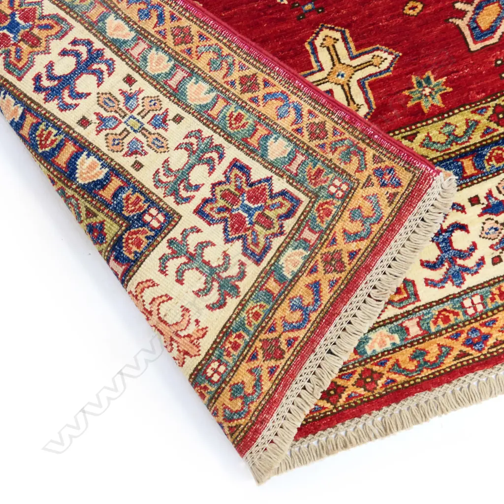 A good hand knotted tribal Kazak carpet 250 x 177cm Image 1++