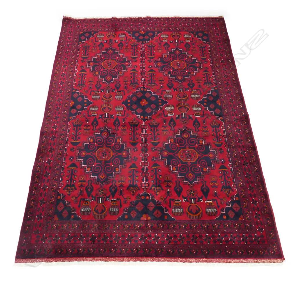 An Afghan Andkhoi hand knotted carpet. 300 x 200cm Image 1++