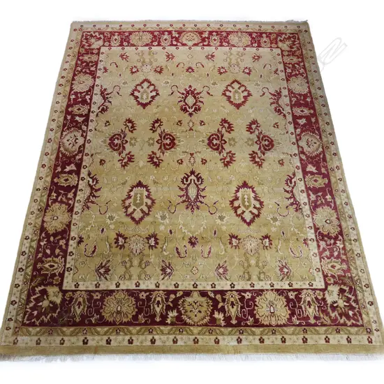 A large hand knotted Chobi carpet