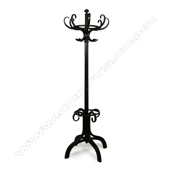 A c.1900 bentwood coat stand,